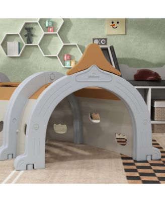 Kids Play Tunnel for Children 3-6 Years to Crawl and Climb, Monkey Design