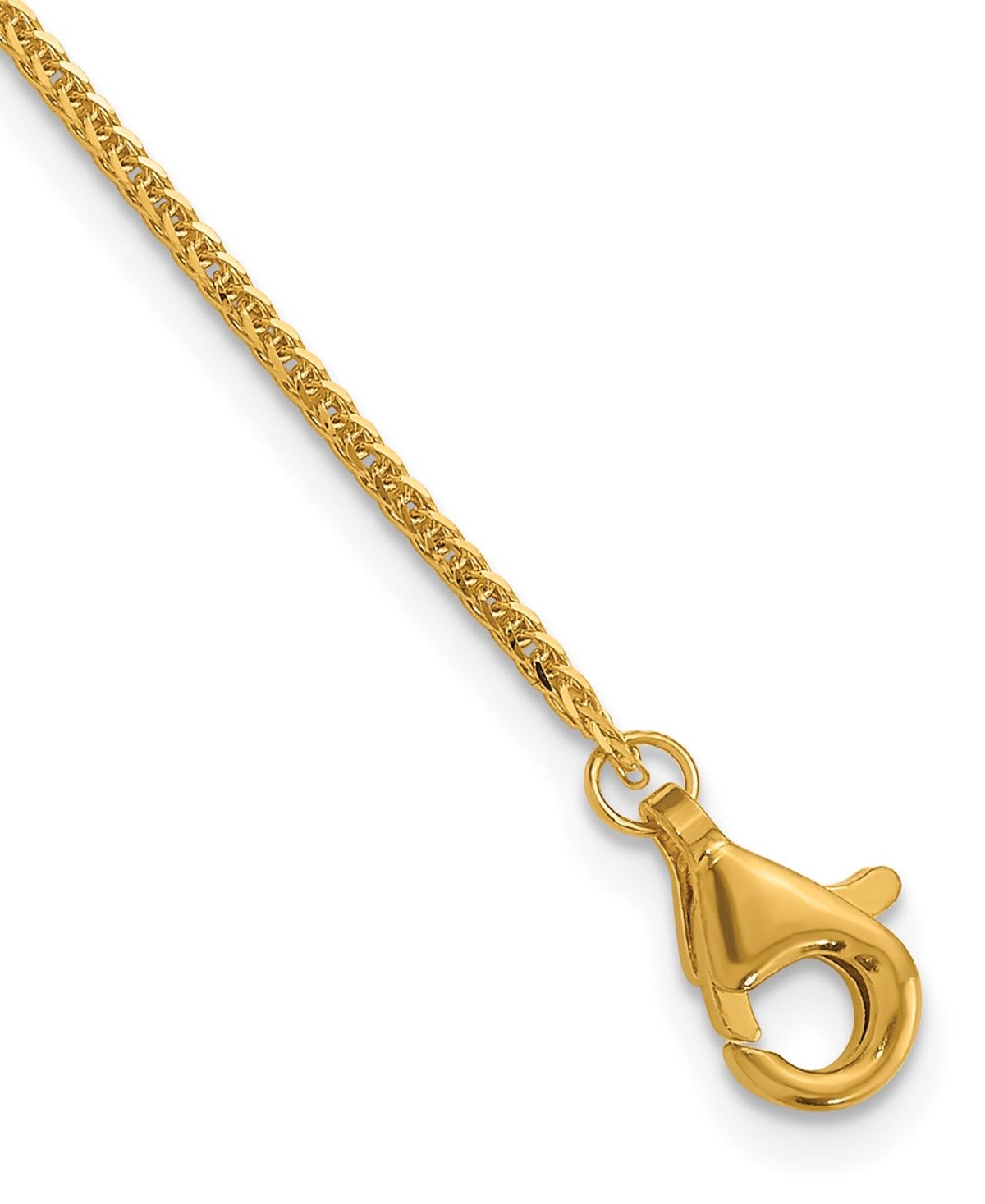 Macy's Wheat Chain Necklace in 24K Yellow Gold