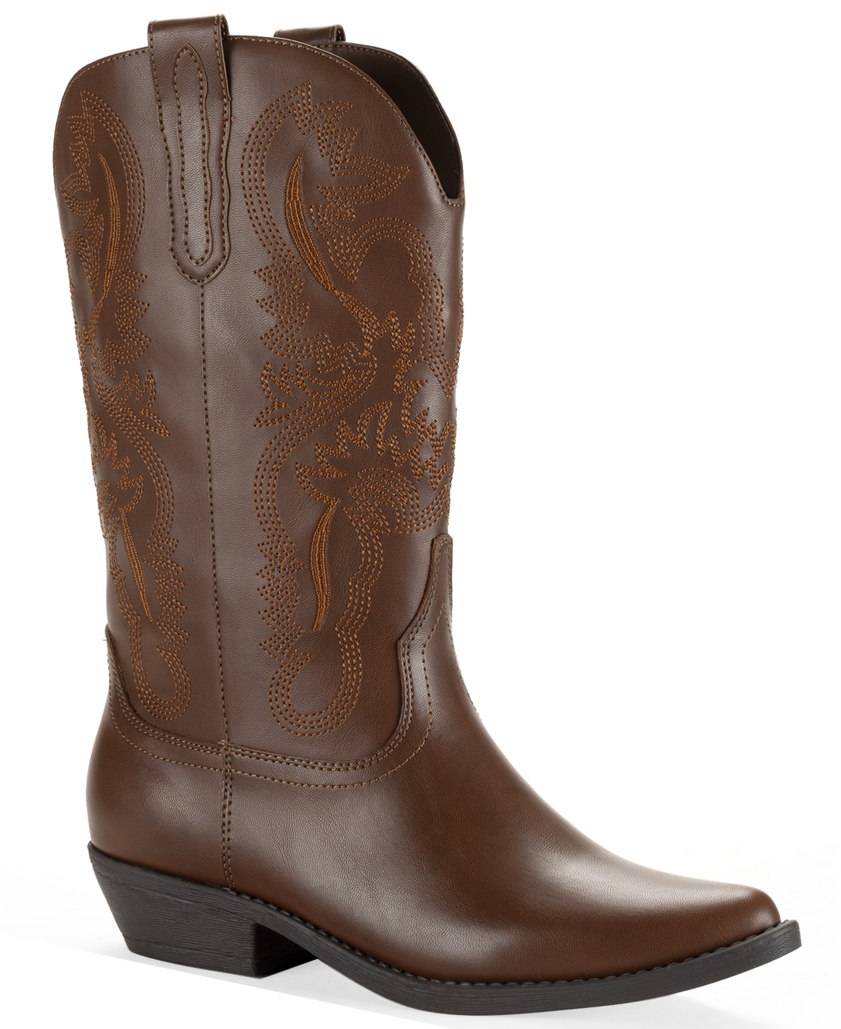Wild Pair Women's Denise Block Heel Western Boots, Macy's Exclusive