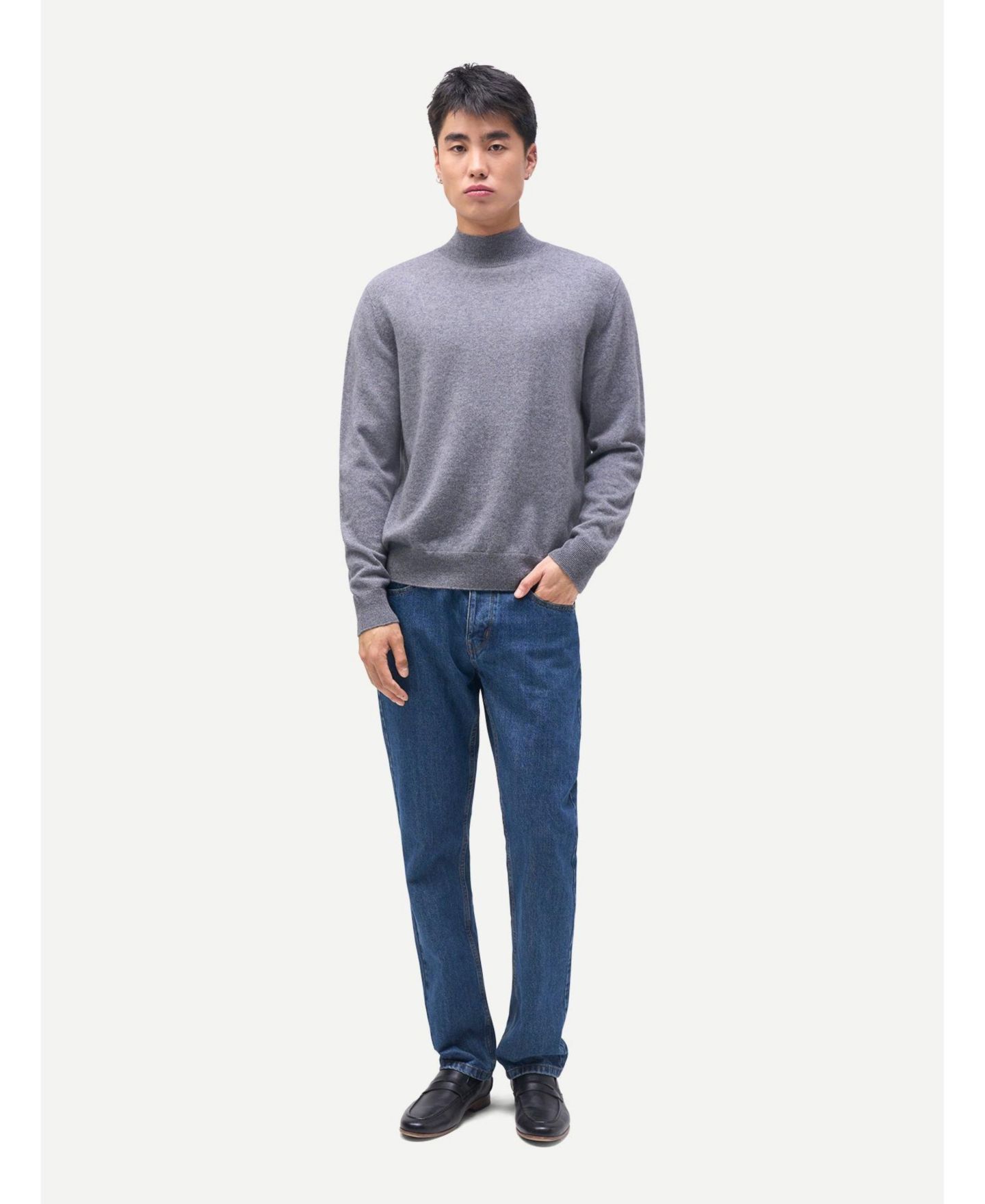 Мужской свитер Gobi Cashmere Timeless Mock Neck Cashmere — фото 4