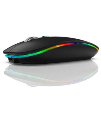Dual-Mode Virtual Mouse Anti-Sleep Device - Ergonomic Design, Automatic Cursor Movement to Prevent Screen Lock - Black