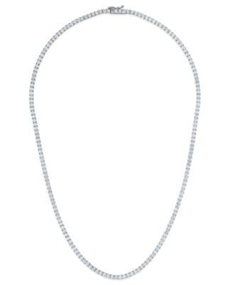 Macy's - Diamond Tennis Necklace (8 ct. t.w.) in 14K White Gold