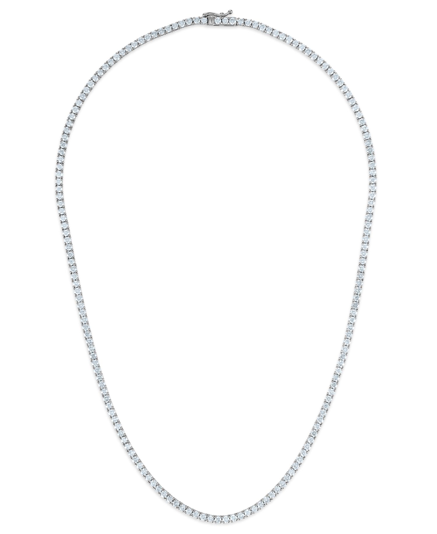 Diamond Tennis Necklace (8 ct. t.w.) in 14k White Gold