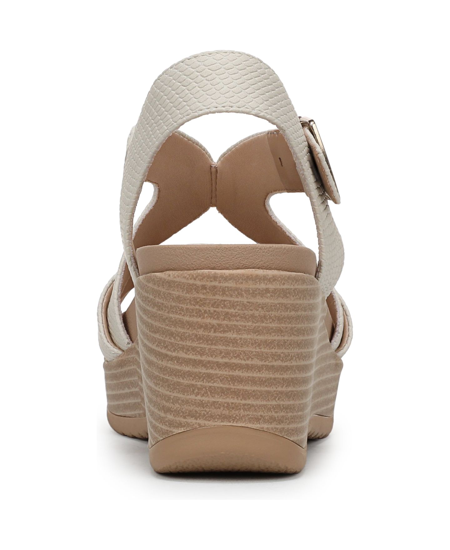 Женские сандалии Dr. Scholl's Cali Beach Strappy, цвет: Бежевая искусственная кожа — фото 3