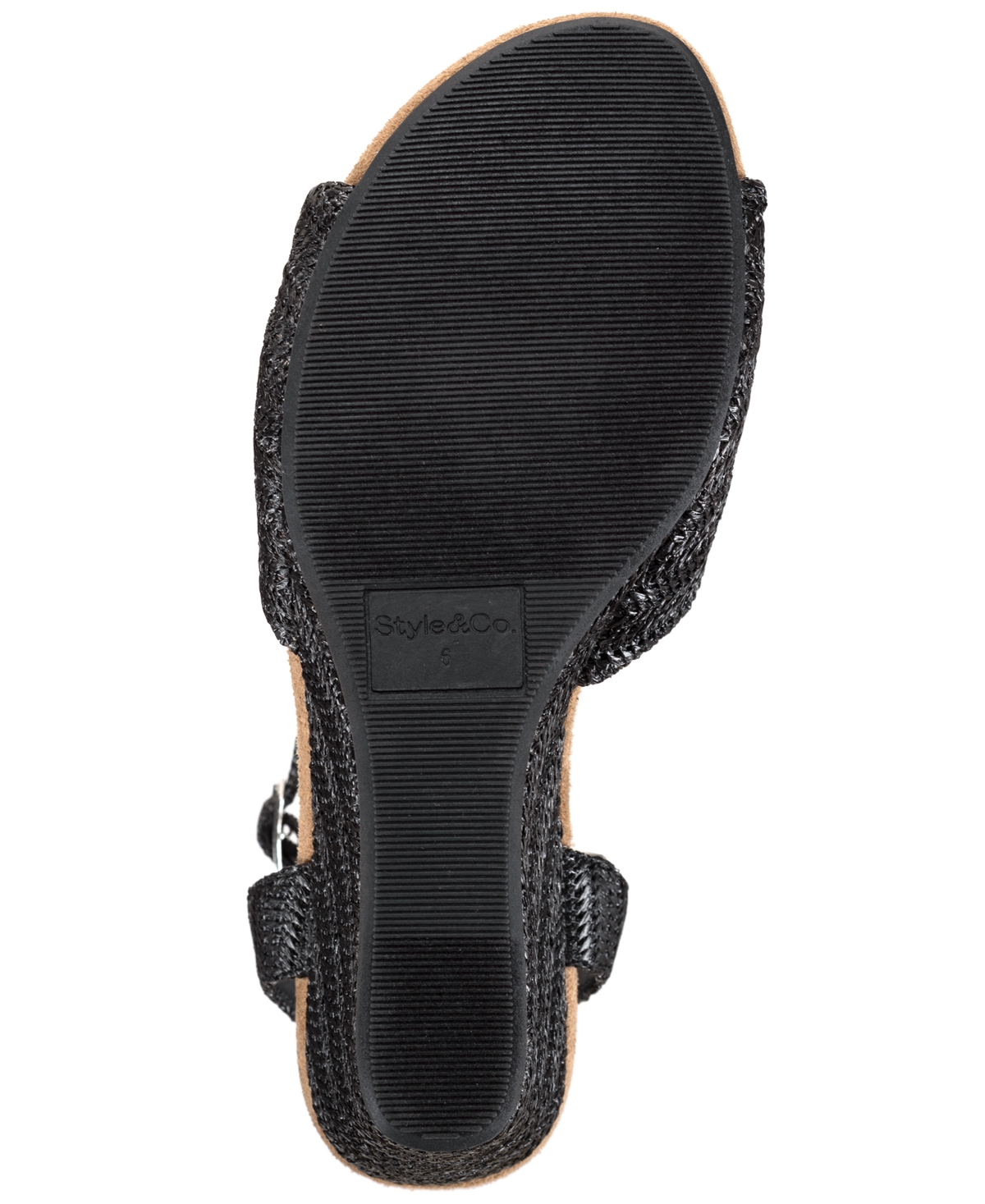 Style & Co Women's Milliee Round Toe Wedge Sandals, Macy's Exclusive