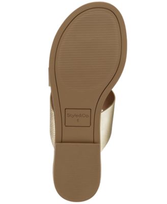 Satinne Toe-Ring Thong Casual Sandals, Created for Macy's