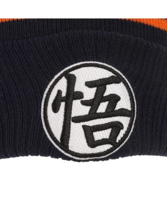 Men's Goku Kanji Blue Cuff Beanie