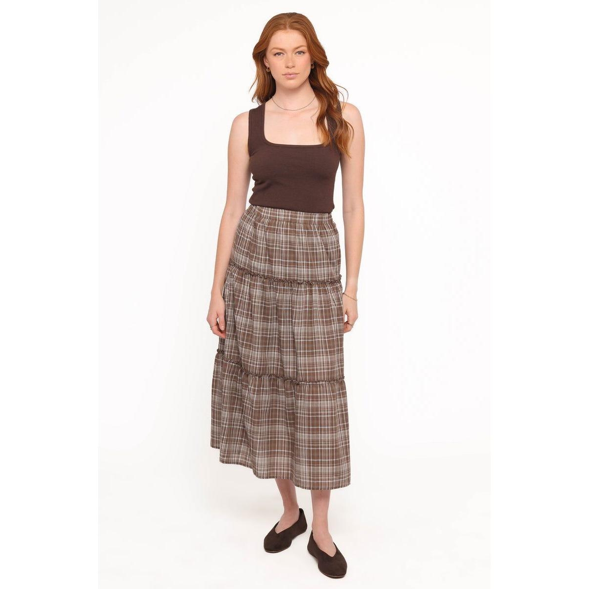 Petal and Pup Women's Campbell Tiered Maxi Skirt