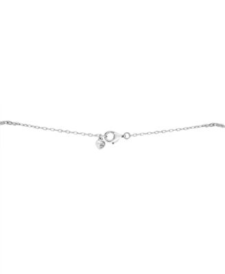 Freshwater Pearl (4-7.5mm) Chain Necklace in Sterling Silver