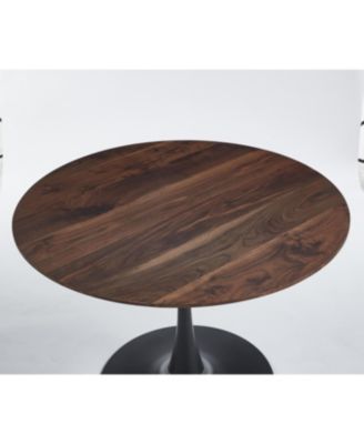 42.1" Wood Top Tulip Dining Table (Seats 4-6