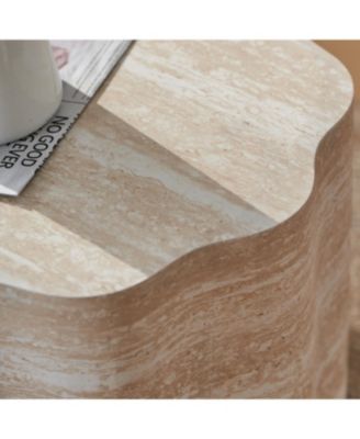 Streamdale Set of 2 Round Coffee Tables, Modern Minimalist Side Accent End Tables