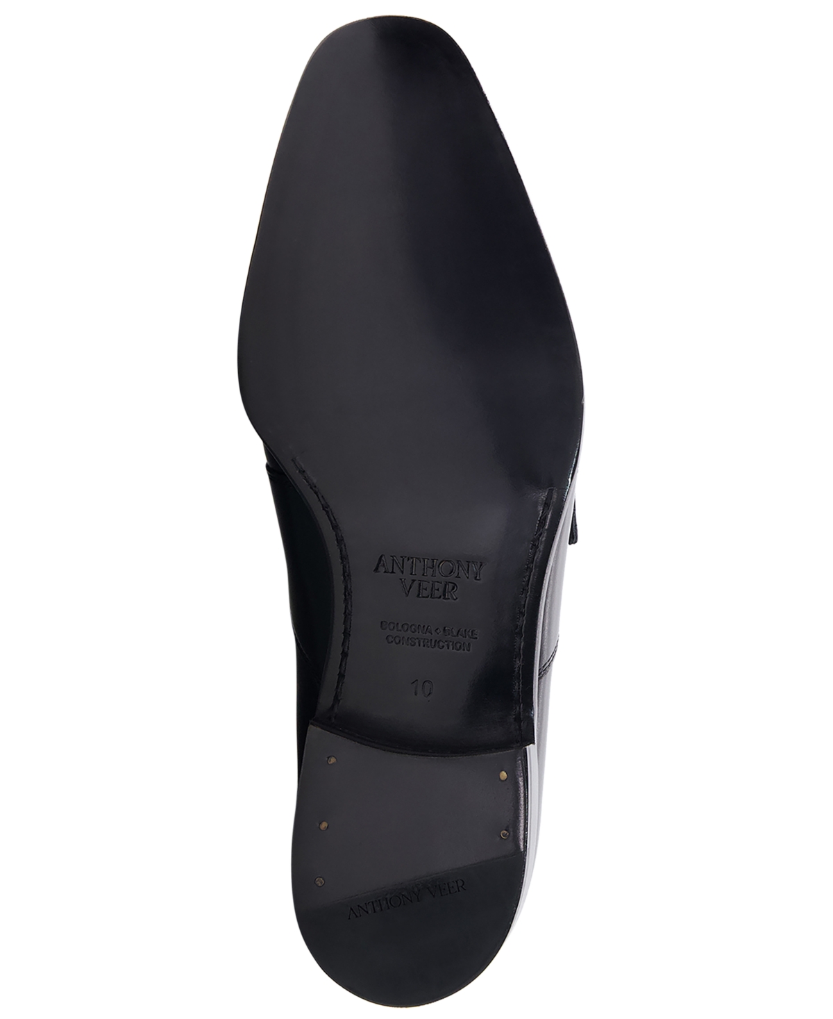 Anthony Veer Men's Dunhill Single Monk Dress Loafers In Black