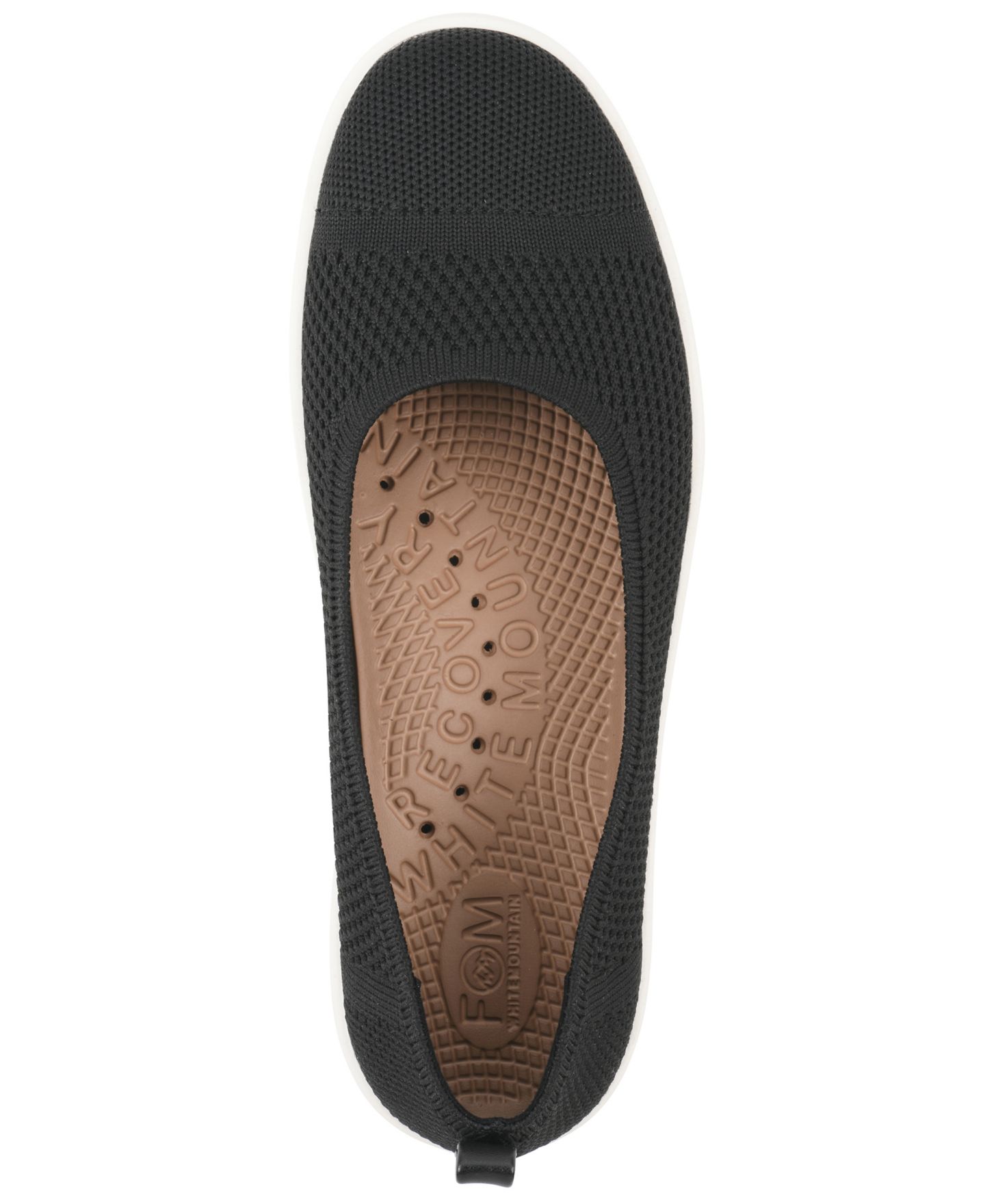 Женские кроссовки White Mountain Naveen FOM Slip-on, цвет: Чёрный — фото 5