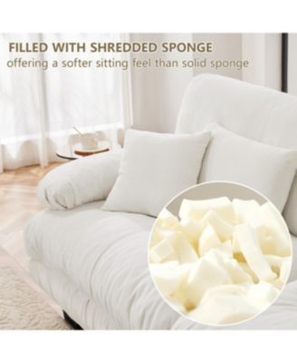 Streamdale Free Combination Modular Sectional Sofa, 4-Seater Comfy Cloud Couch, Chenille 