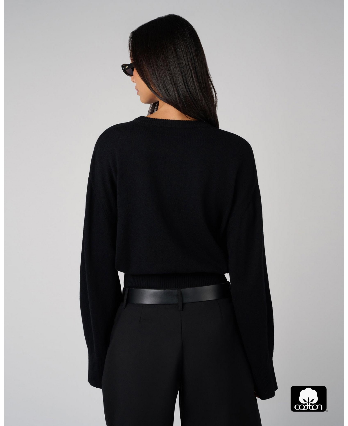 WeWoreWhat Women's Bubble Crewneck Sweater