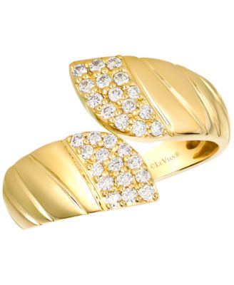 Nude Diamond Ring (0.30 ct. t.w.) in 14k Honey Gold