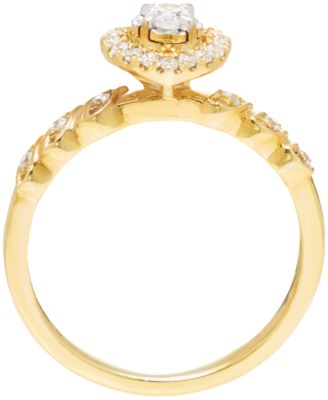 Diamond Bridal Set (1/4 ct. t.w.) in 10k Gold