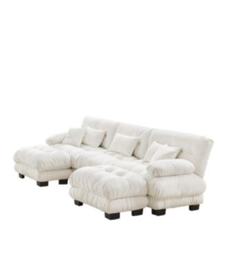 Luxury Modular Sectional Sofa Couch - Oversized U Shaped Cloud Couch
