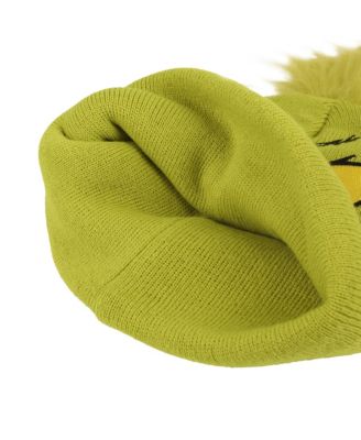 Men's Peekaboo Hands Green Cuff Beanie