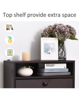 Shoe Storage Cabinet with 3 Large Fold-Out Drawers,