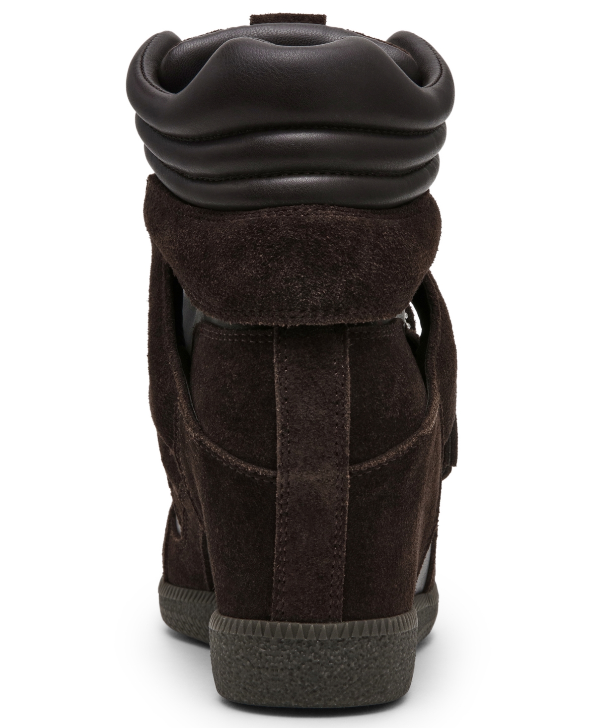 Steve Madden Women's Mavis High-top Lace-up Wedge Sneakers In Brown