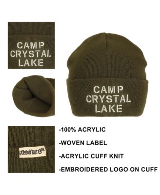 Men's Camp Crystal Lake Adult Ribbed Knit Beanie