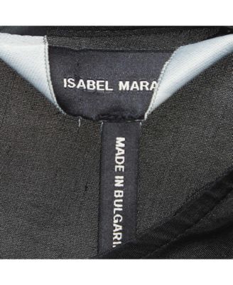 Women's Black Silk Gathered Blouse