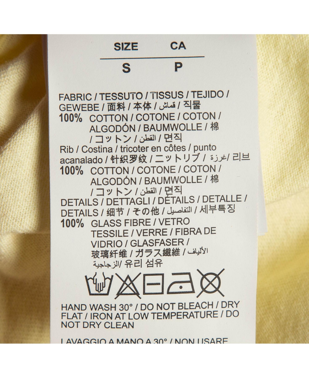 Pre-Owned Off-White Women's Yellow Cotton Crystal Logo Embellished T-Shirt