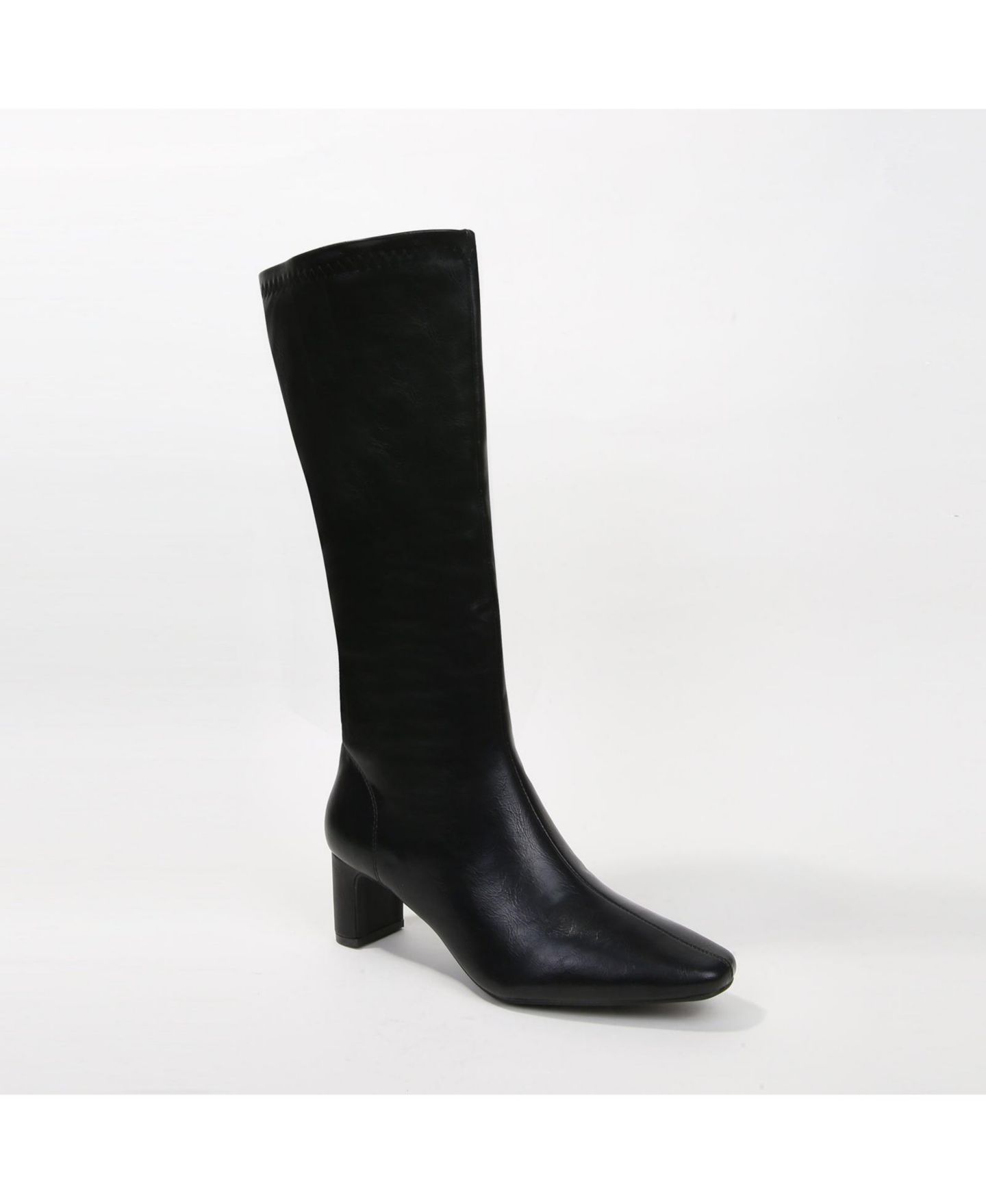 Женские ботинки BERNESS Adrienne Minimalist Knee High, цвет: Чёрный — фото 1