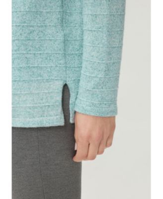 Women's Half Zip Mock Sweater