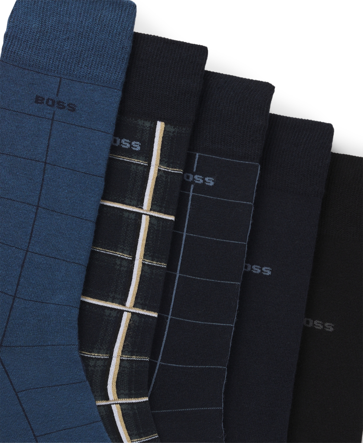 Hugo Boss Men's Assorted Socks Gift Set, 5-Pack