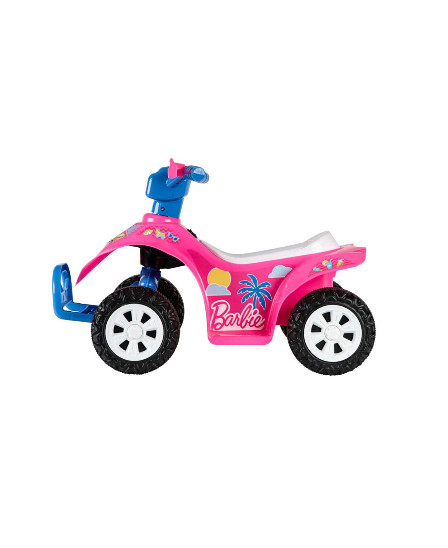 Детская игрушка Barbie 6V Rechargeable Battery-Powered Ride-On Quad, 55-lb. Weight Capacity, Ages 3+ — фото 2
