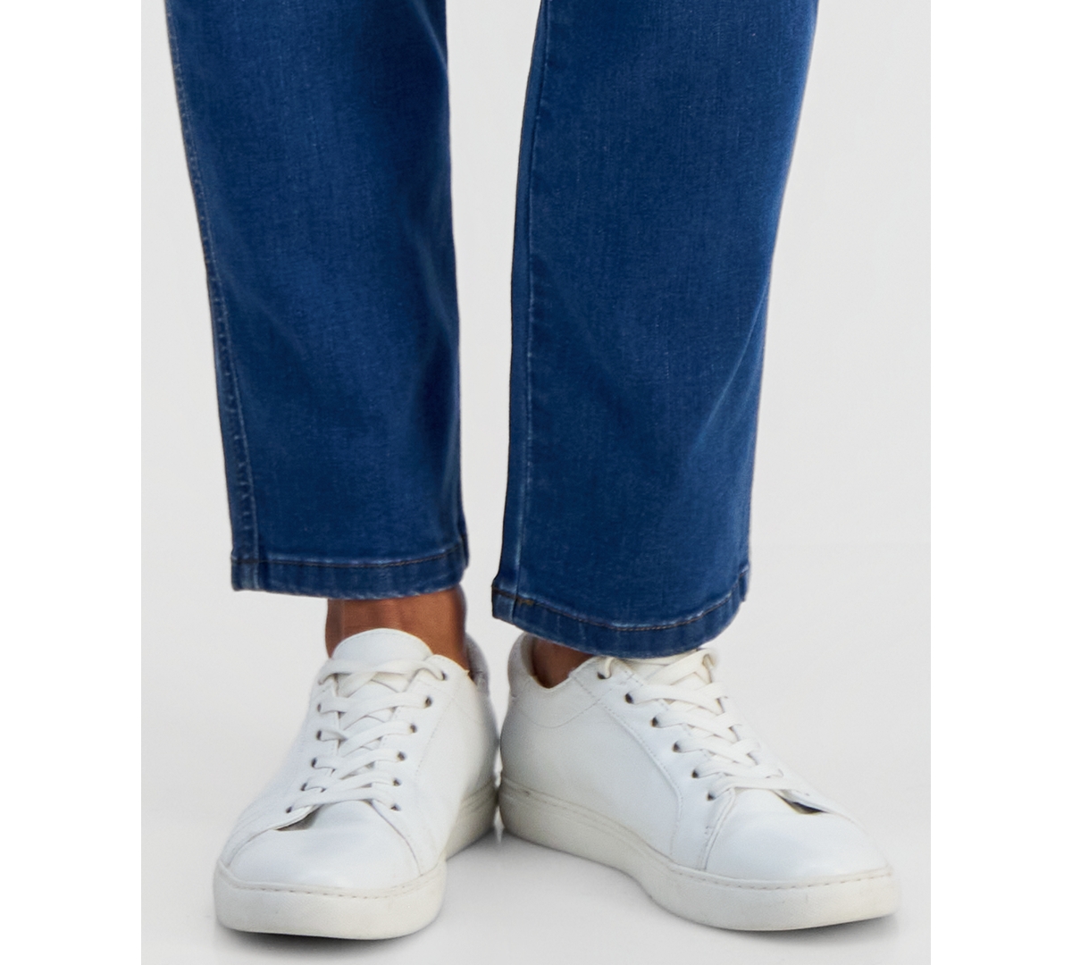 Style & Co Petite High-Rise Pull-On Straight-Leg Jeans, Macy's Exclusive