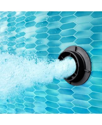 14' x 36" QuickSet Ring Top Above Ground Swimming Pool, Herringbone