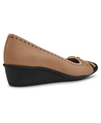 Women's Wesson Cap Toe Wedge Pumps