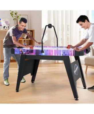56 Inch Air Hockey Table with LED Digital Scoreboard and Powerful 12V Motor.