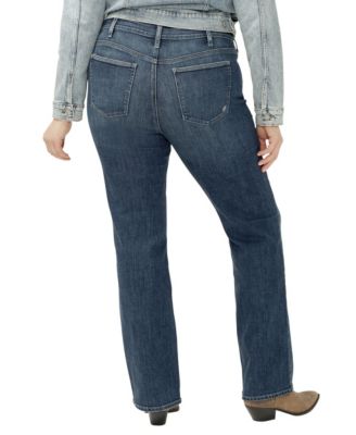 Plus Size Suki Mid Rise Curvy Fit Slim Bootcut Jeans