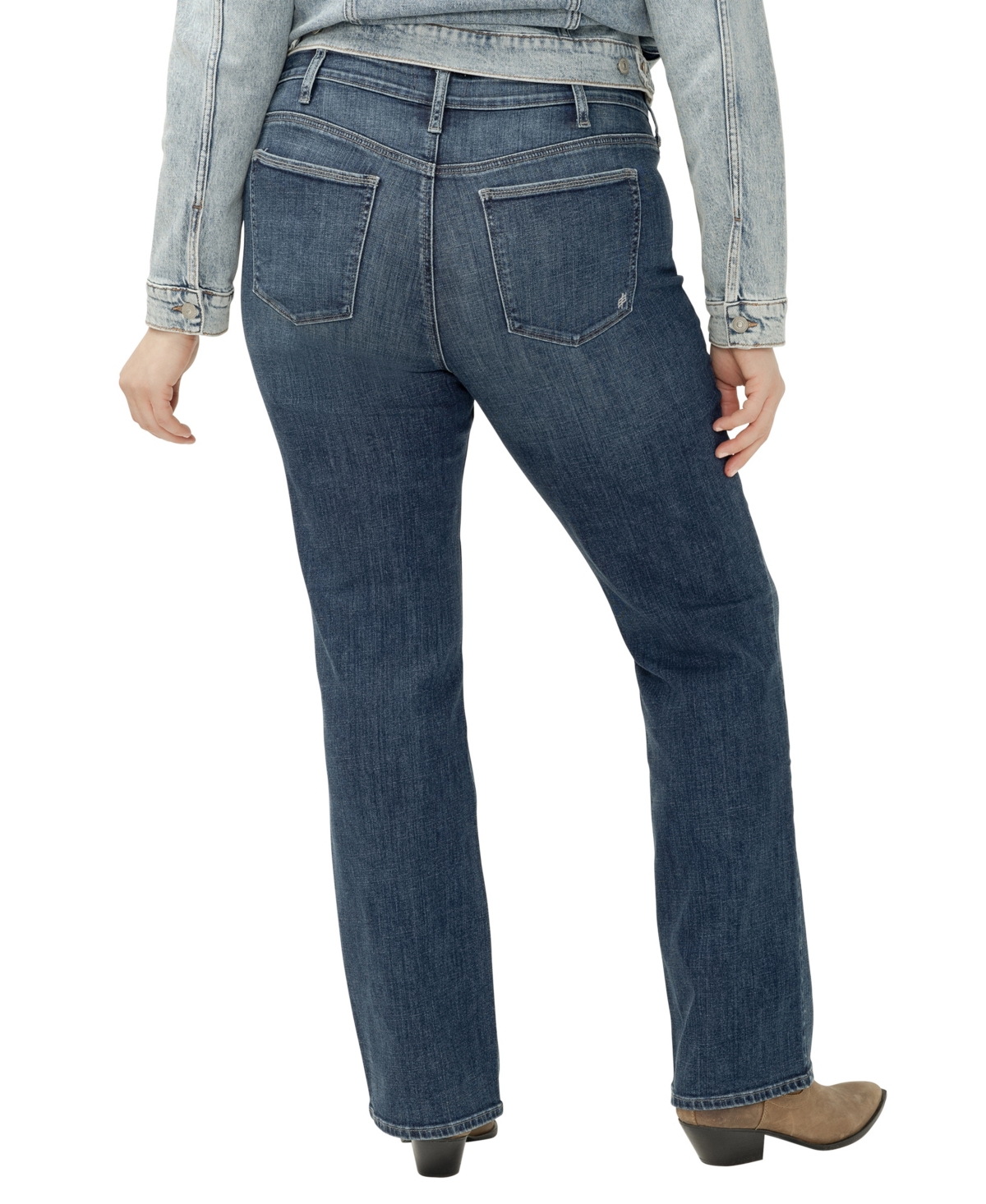 Silver Jeans Co. Plus Size Suki Mid Rise Curvy Fit Slim Bootcut Jeans