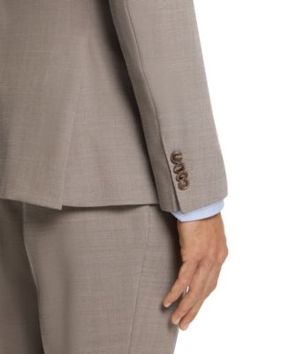 Men's 2-Piece Micro-Patterned Stretch Cloth Slim-Fit Suit