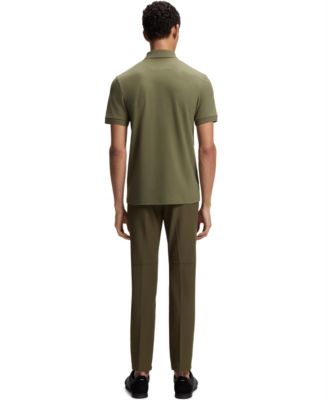 Men's Branding Stretch-Cotton Slim-Fit Polo Shirt