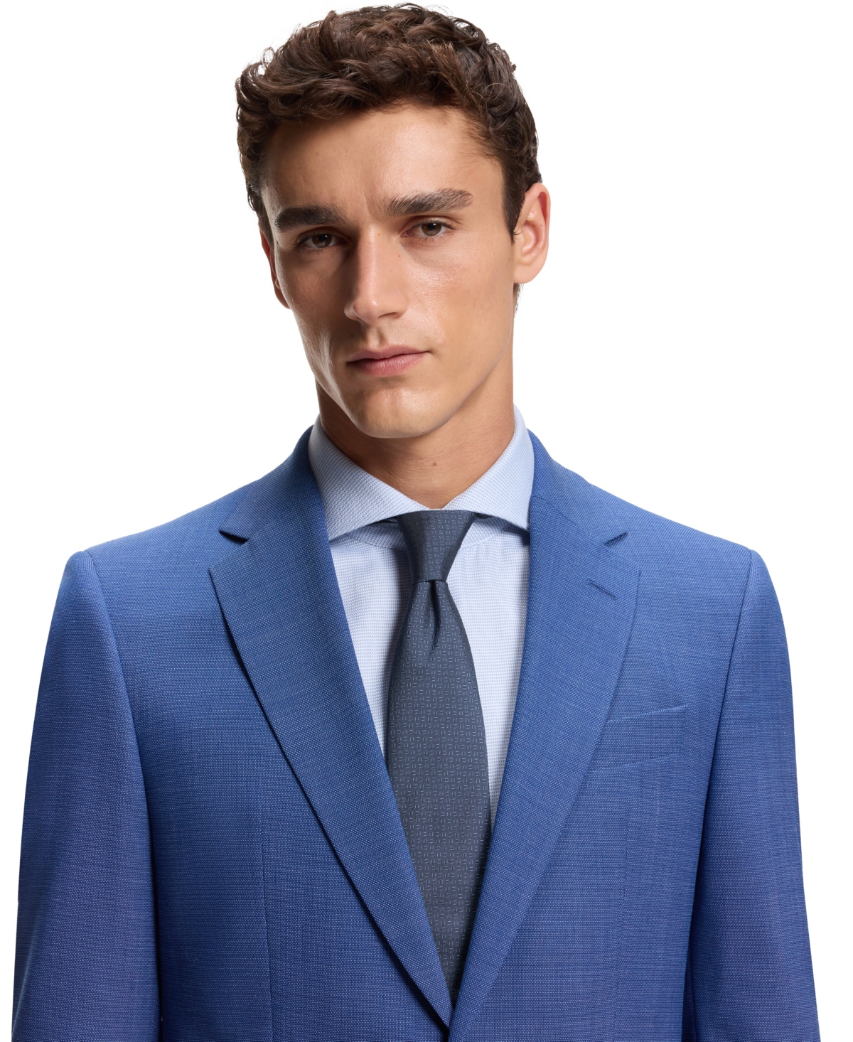 Boss by Hugo Men's Silk Blend Jacquard-Pattern Tie