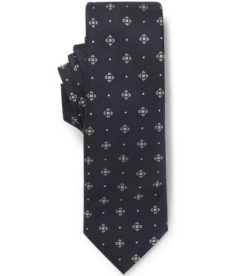 Men's Silk-Blend Diagonal Stripe Tie