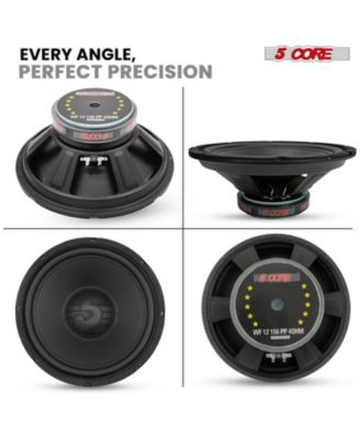12 Inch Woofer 400W Car Subwoofer 4Ohm Replacement Deep Sub w Poly Cone - WF 12 156 PP 4OHM
