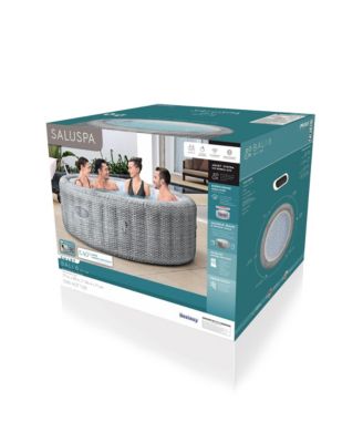 SaluSpa Bali Smart AirJet Inflatable Hot Tub w/ Energy Sense Cover.