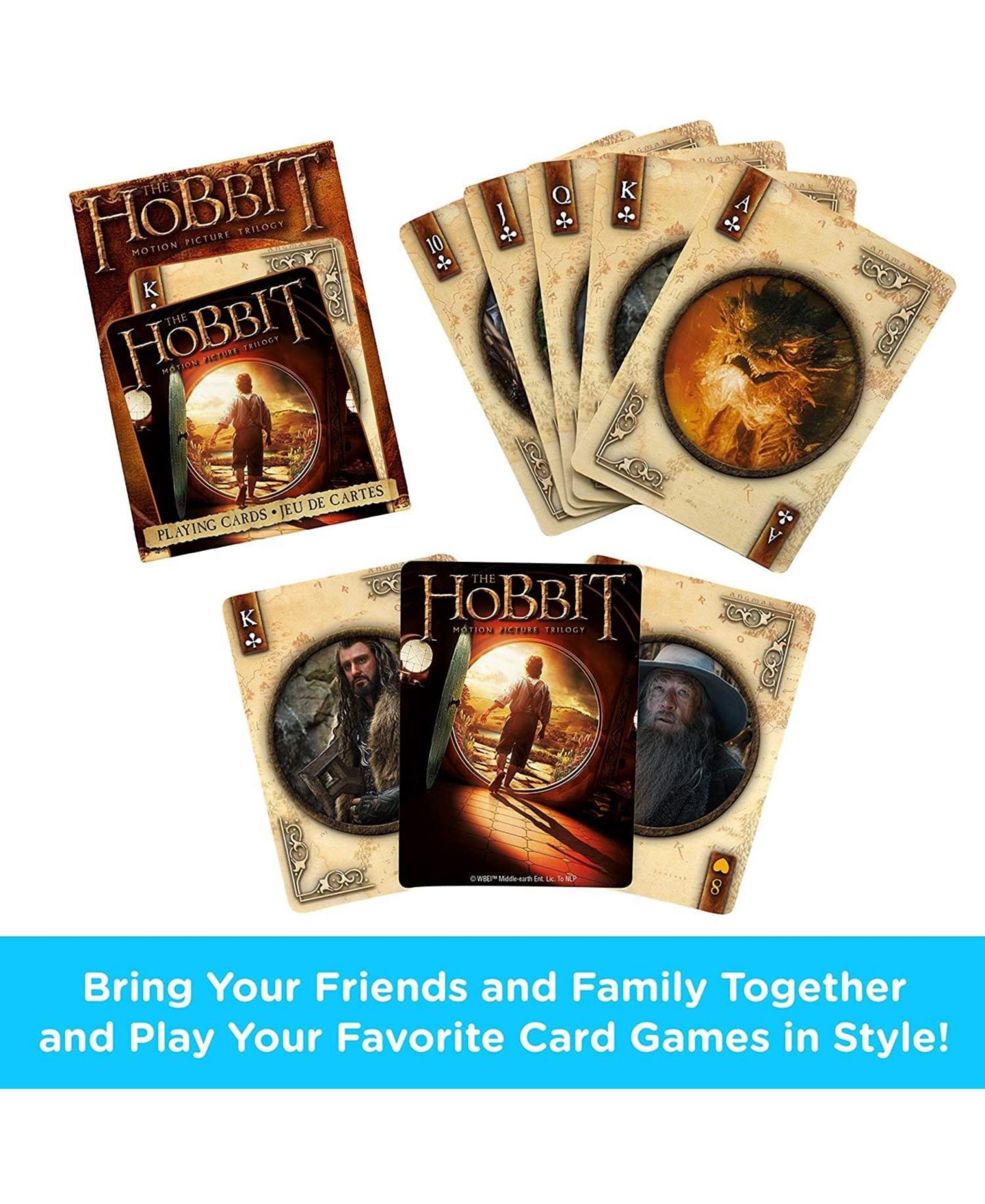 Детские игрушки NMR Distribution The Hobbit Playing Cards — фото 2