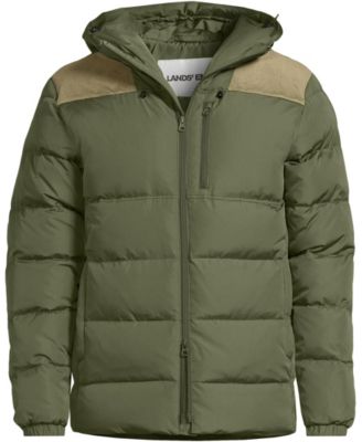Men's Corduroy Max 600 Down Puffer Hooded Jacket
