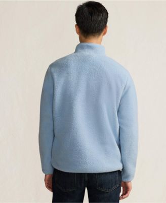 Men's Half Zip High Pile Fleece Pullover