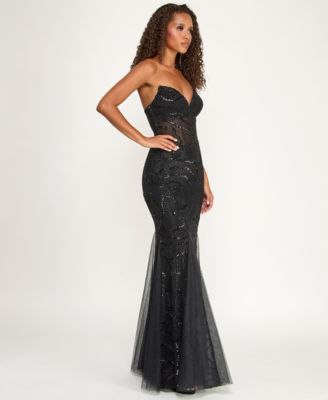 Juniors' Sweetheart Mermaid Gown