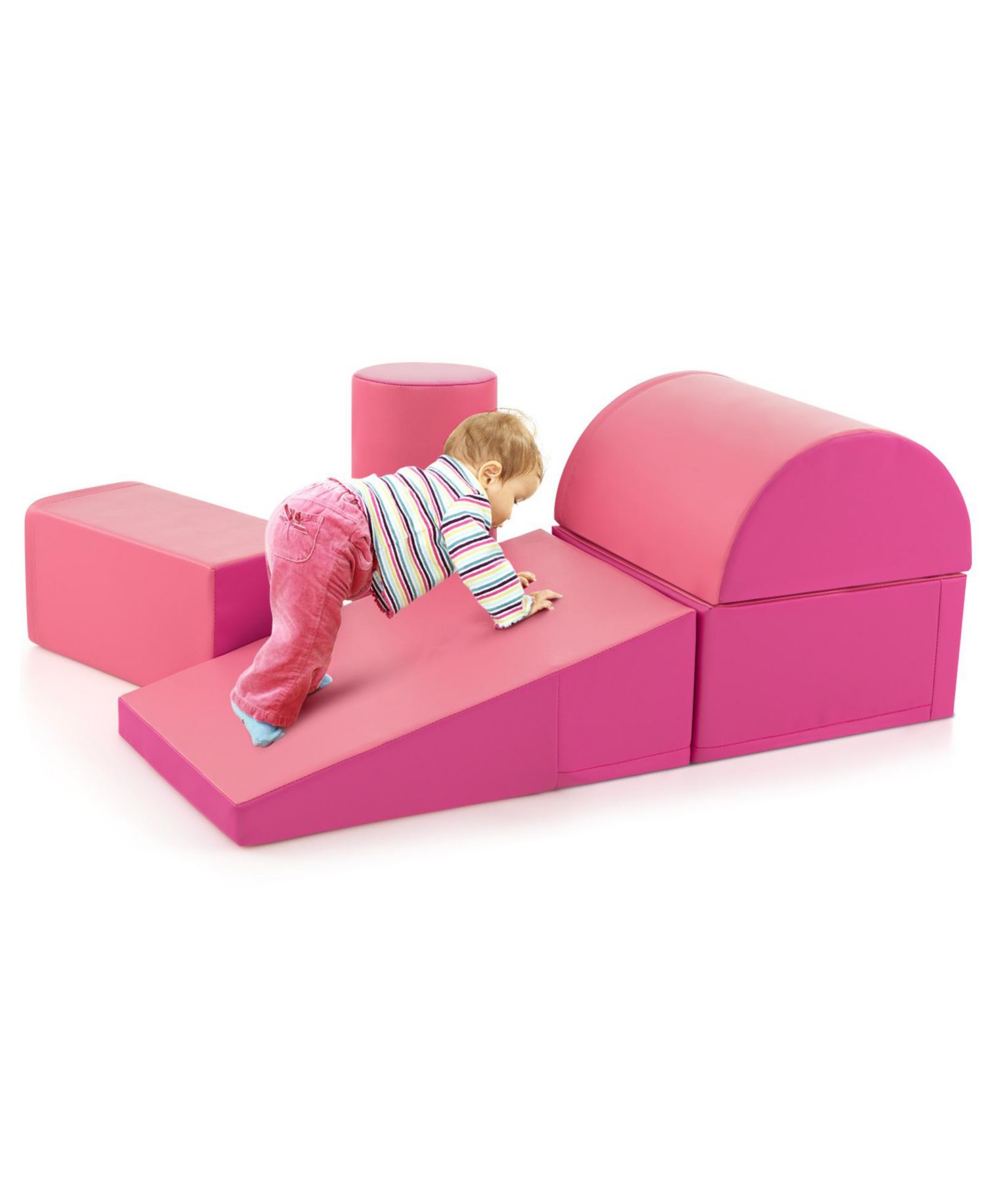 Foam Climb and Crawl Activity Playset, 5-Piece Set