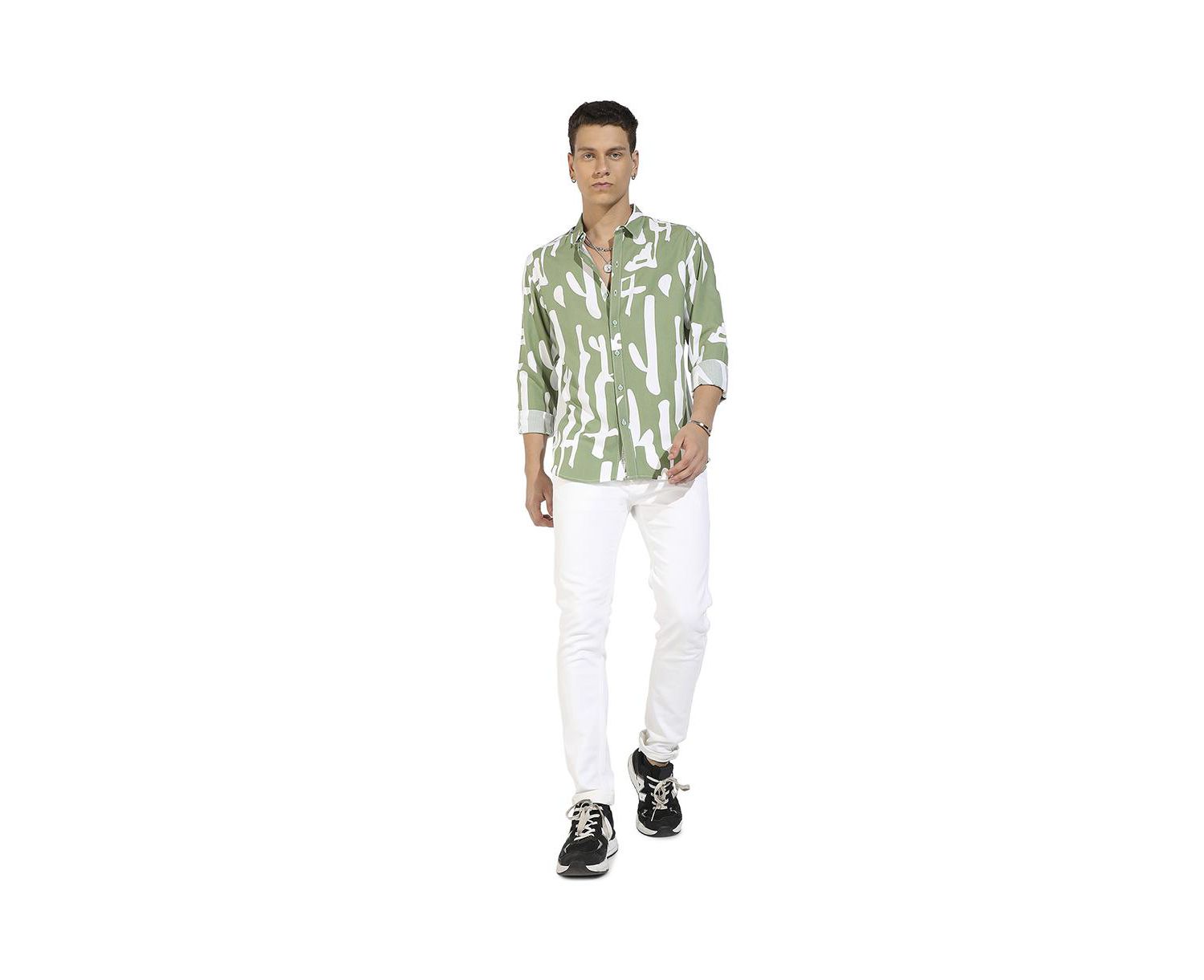 Men's Abstract Print Shirt